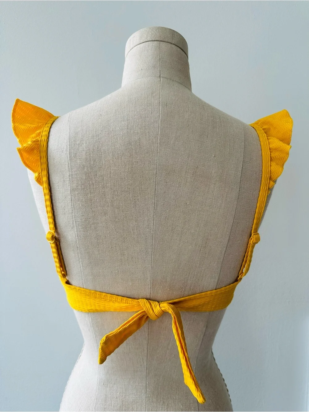Sézane x Ysé Falbala Bikini Set in Yellow